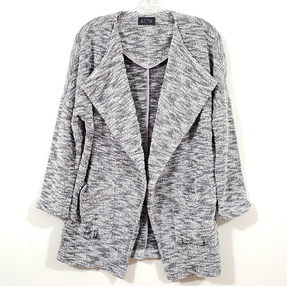 ASTR Draped Front Open Cardigan Sweater Size Small - Picture 1 of 15